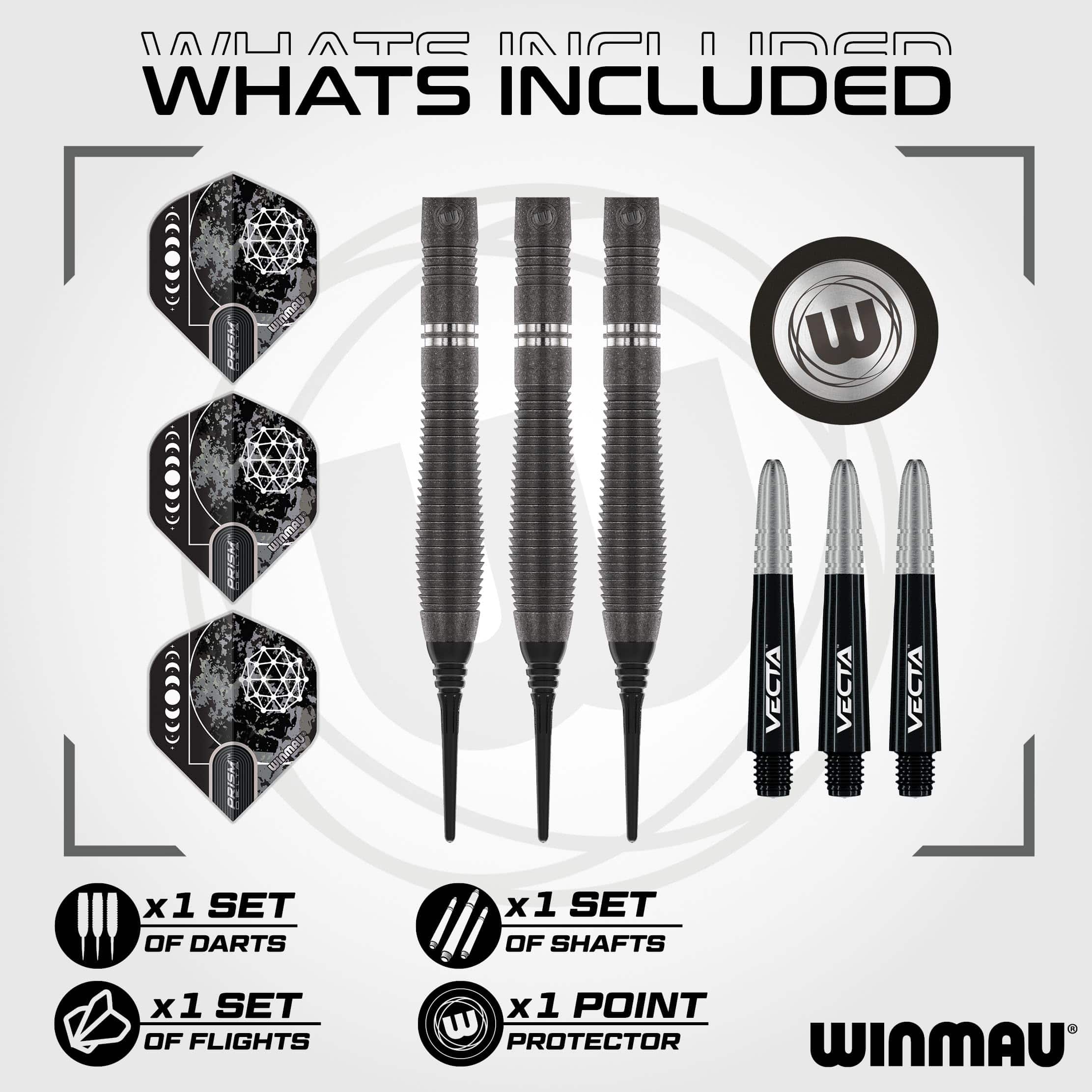 Set de Dardos Winmau Callisto 18g Barril / 20g Peso - Imagen 3