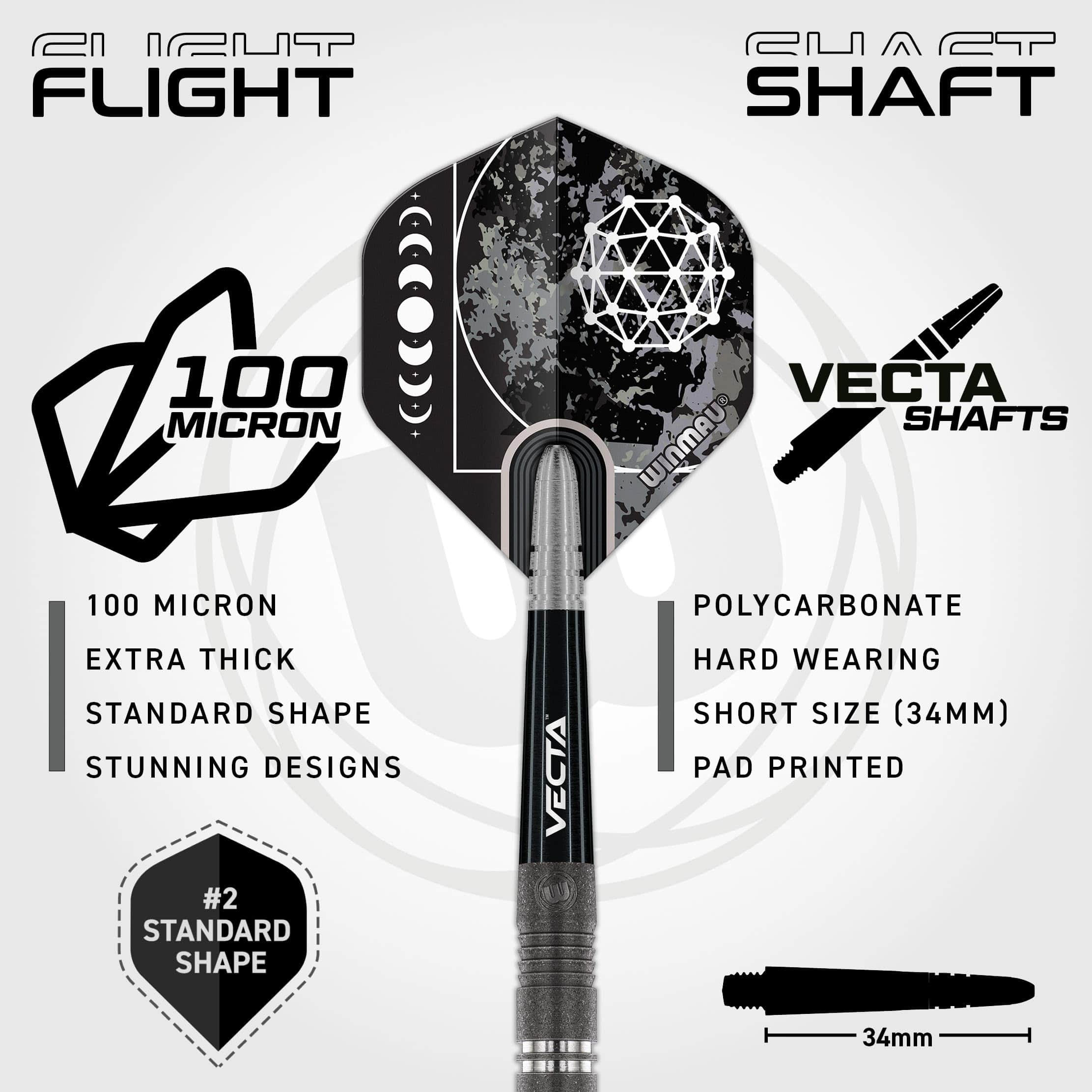 Set de Dardos Winmau Callisto 18g Barril / 20g Peso - Imagen 4