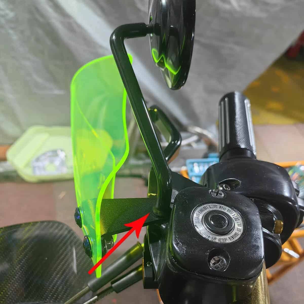 Deflector de aire transparente azul claro acrílico PMMA - Imagen 9