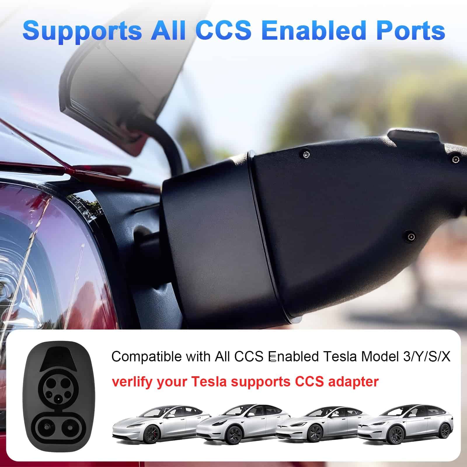 Adaptador CSS a Tesla 250kW Cargador Rápido CC, Accesorios - Imagen 6