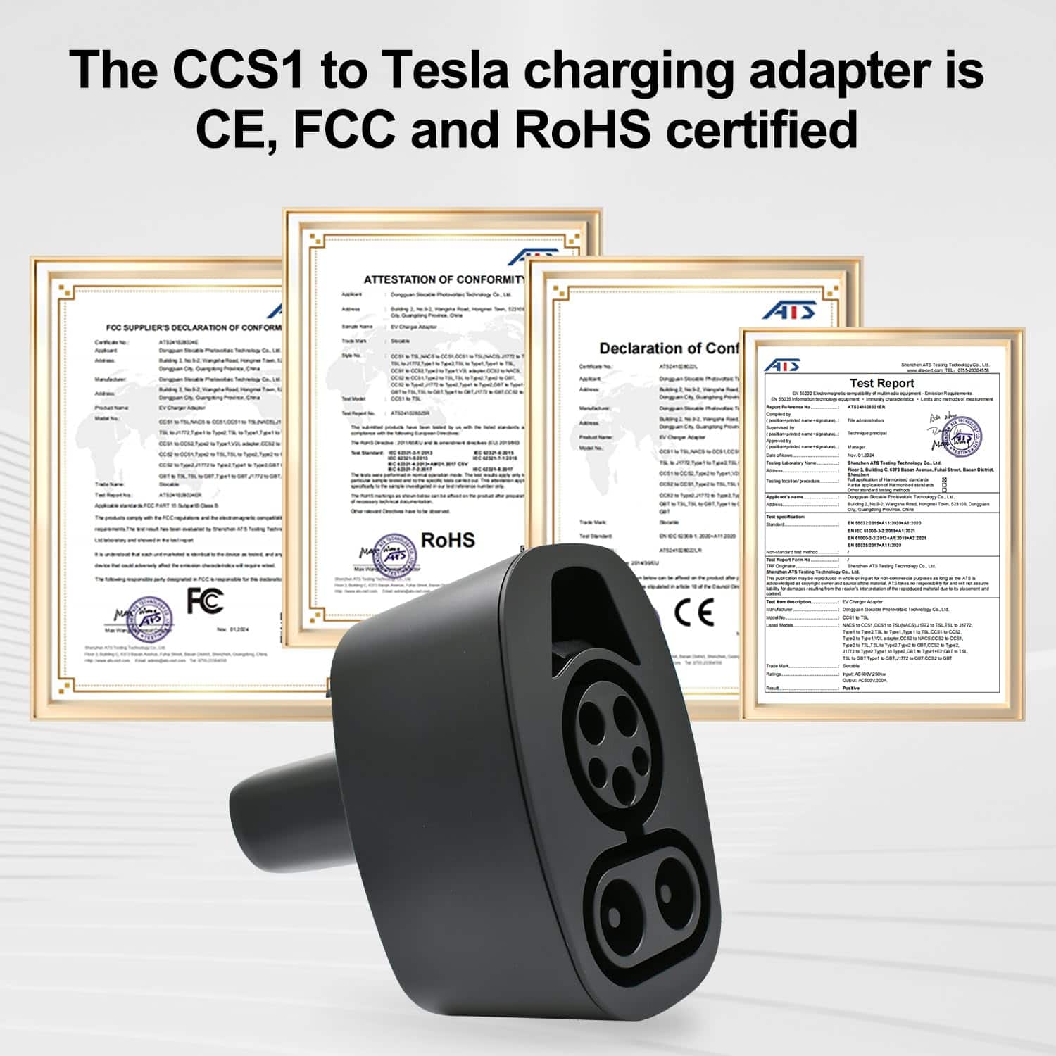 Adaptador CSS a Tesla 250kW Cargador Rápido CC, Accesorios - Imagen 9