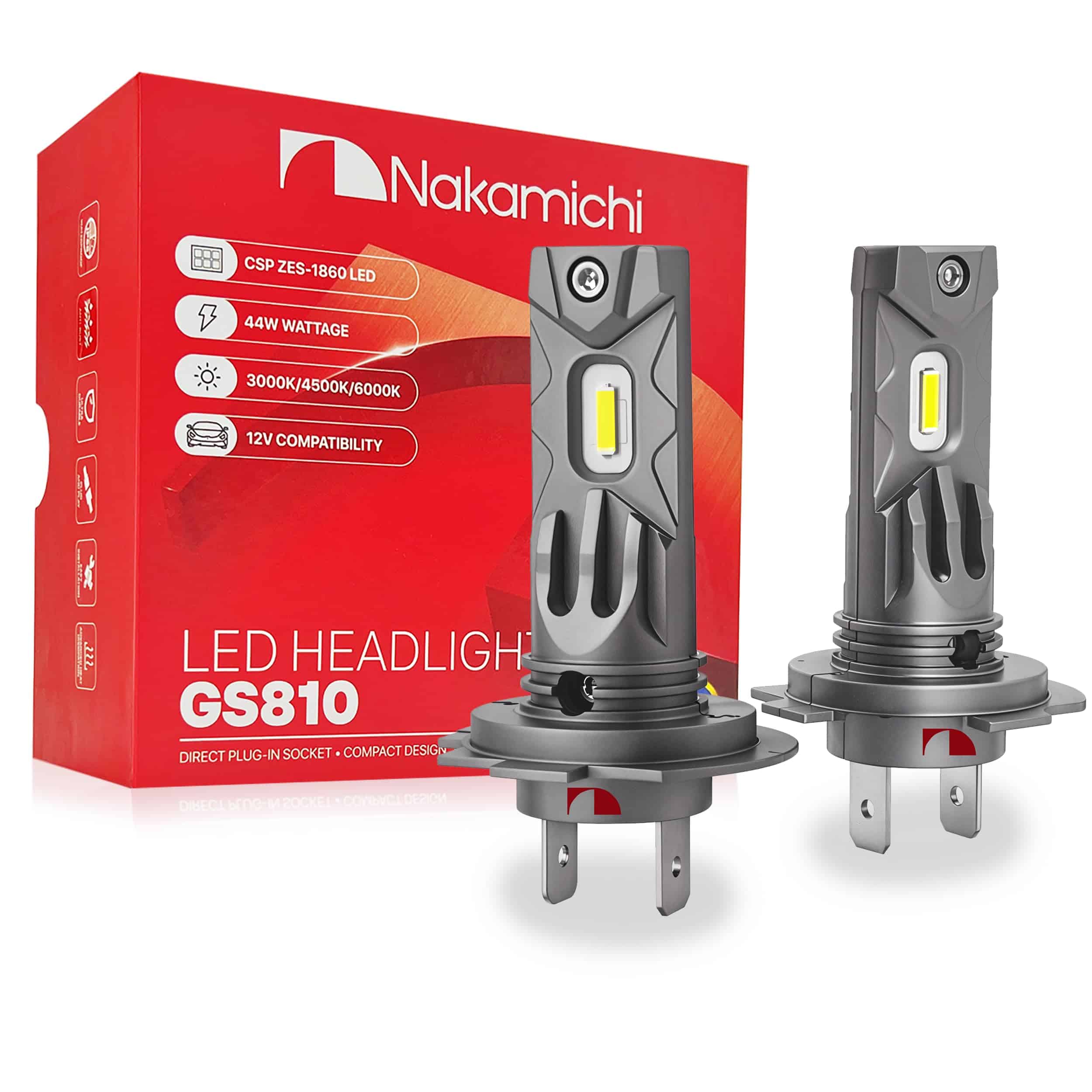 Bombillas LED para luces antiniebla Nakamichi GS810 Series