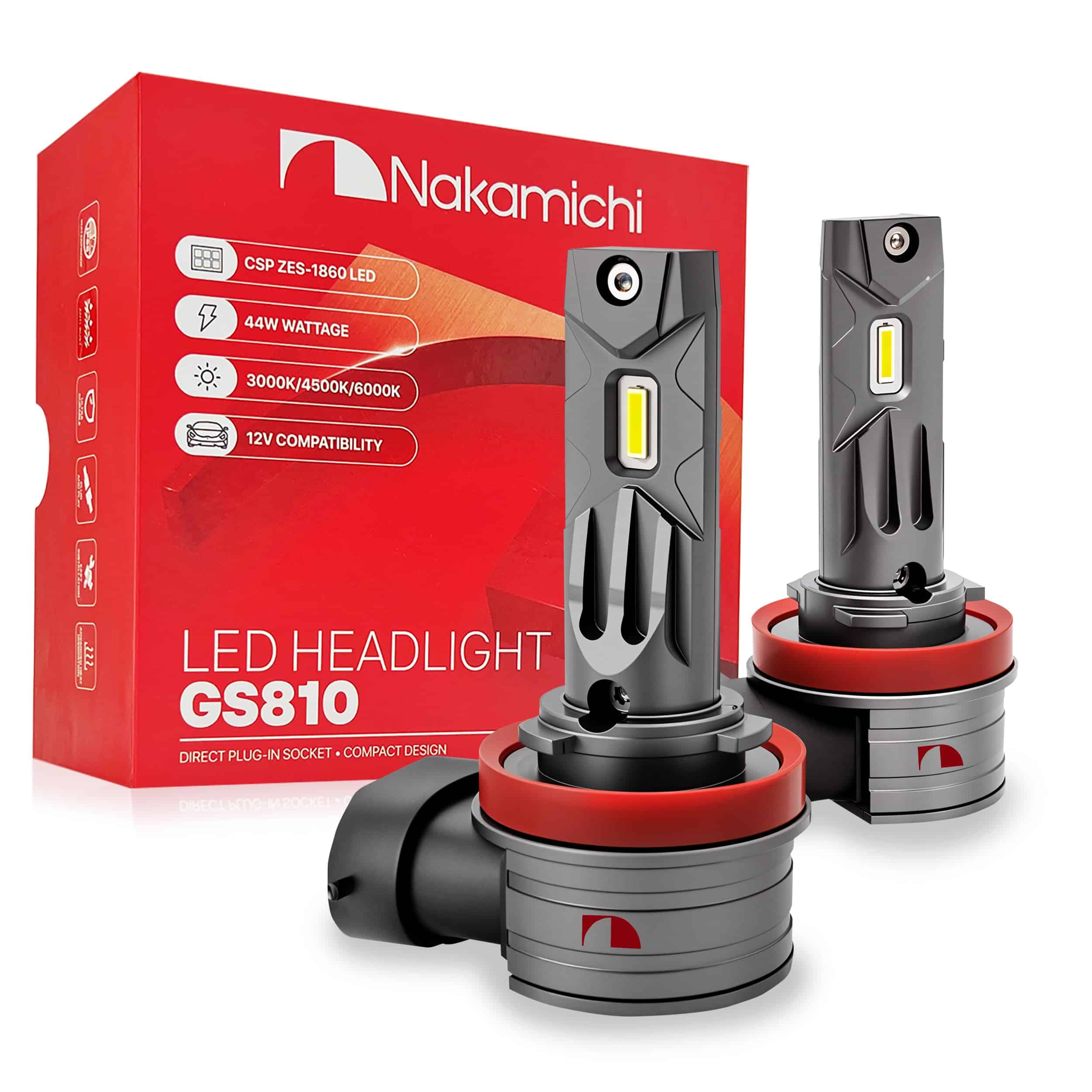 Bombillas de Luz LED para Faros Niebla Nakamichi GS810