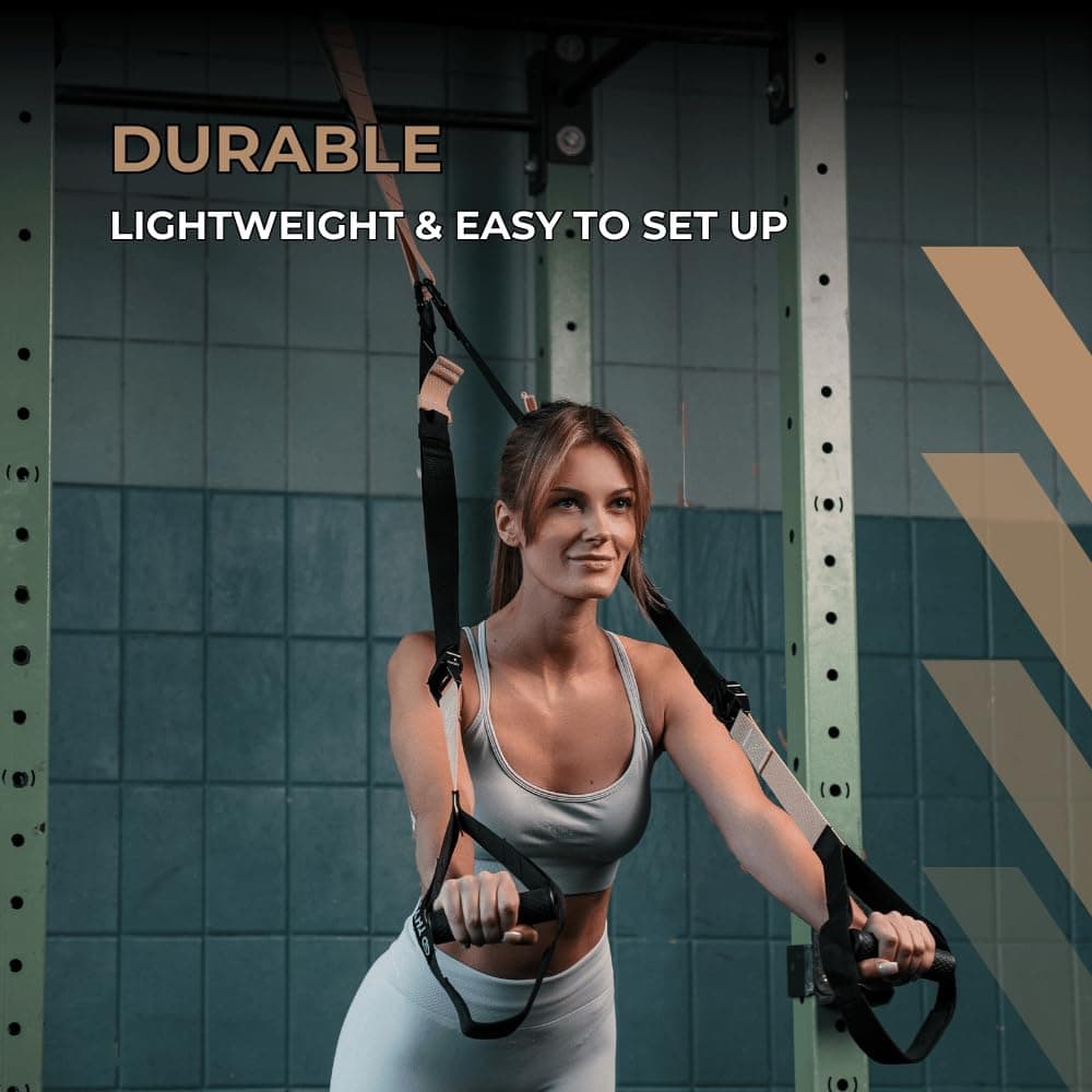 THYSOL® Resistance Trainer Pro Xtreme Straps Army | Set de - Imagen 4