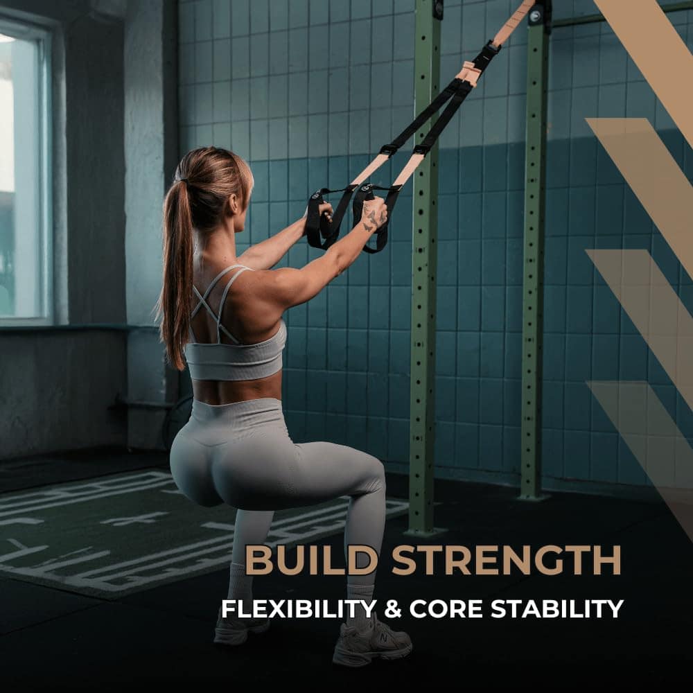 THYSOL® Resistance Trainer Pro Xtreme Straps Army | Set de - Imagen 7