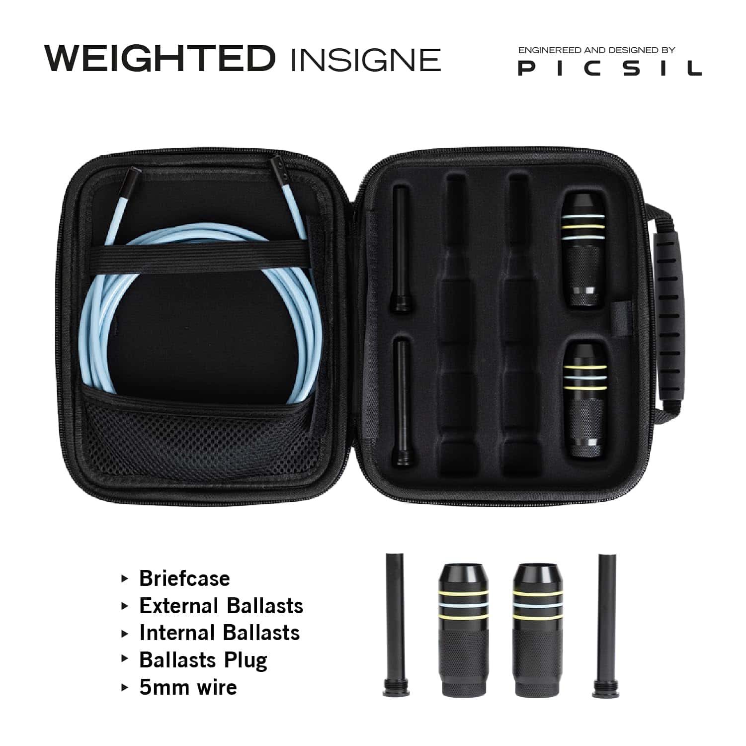 Cuerda para saltar Picsil Insigne, Comba de Velocidad - Imagen 5