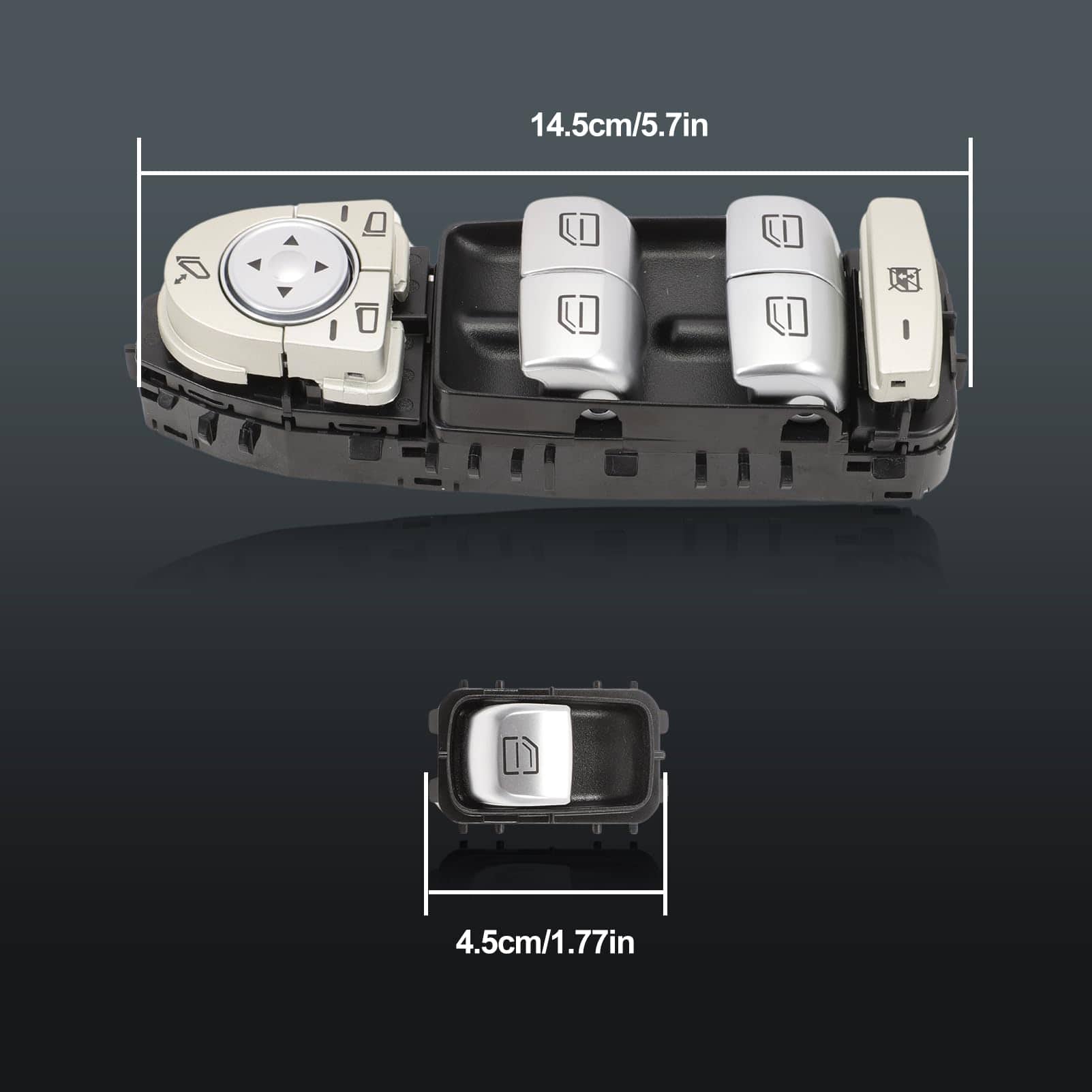 Interruptor maestro de ventanilla eléctrica para conductor - Imagen 4