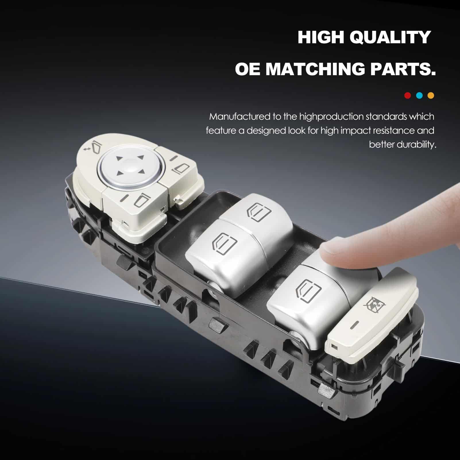 Interruptor maestro de ventanilla eléctrica para conductor - Imagen 8