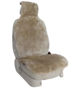 Cubierta de asiento de piel de oveja Champlus para
