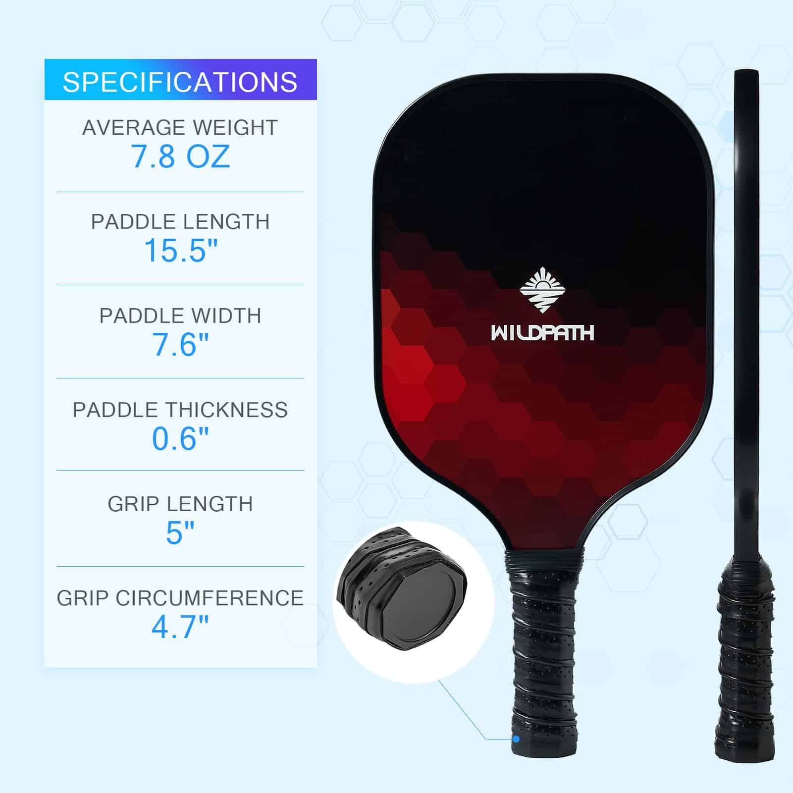 Set de 2 o 4 Palas de Pickleball, Raquetas de Pickle Ball 2 - Imagen 6