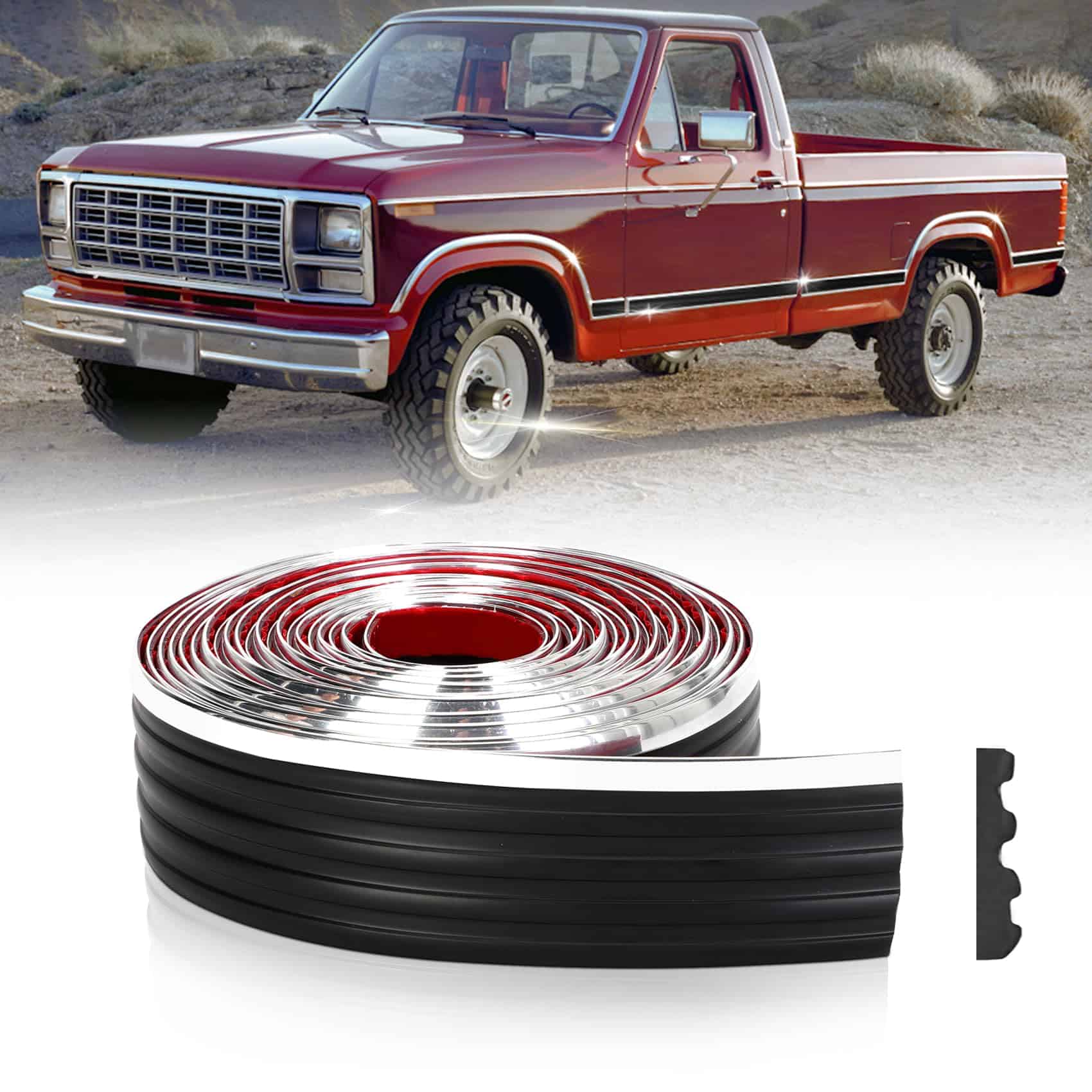 1988-1998 Chevy Molduras Laterales Repuesto Estilo Antiguo