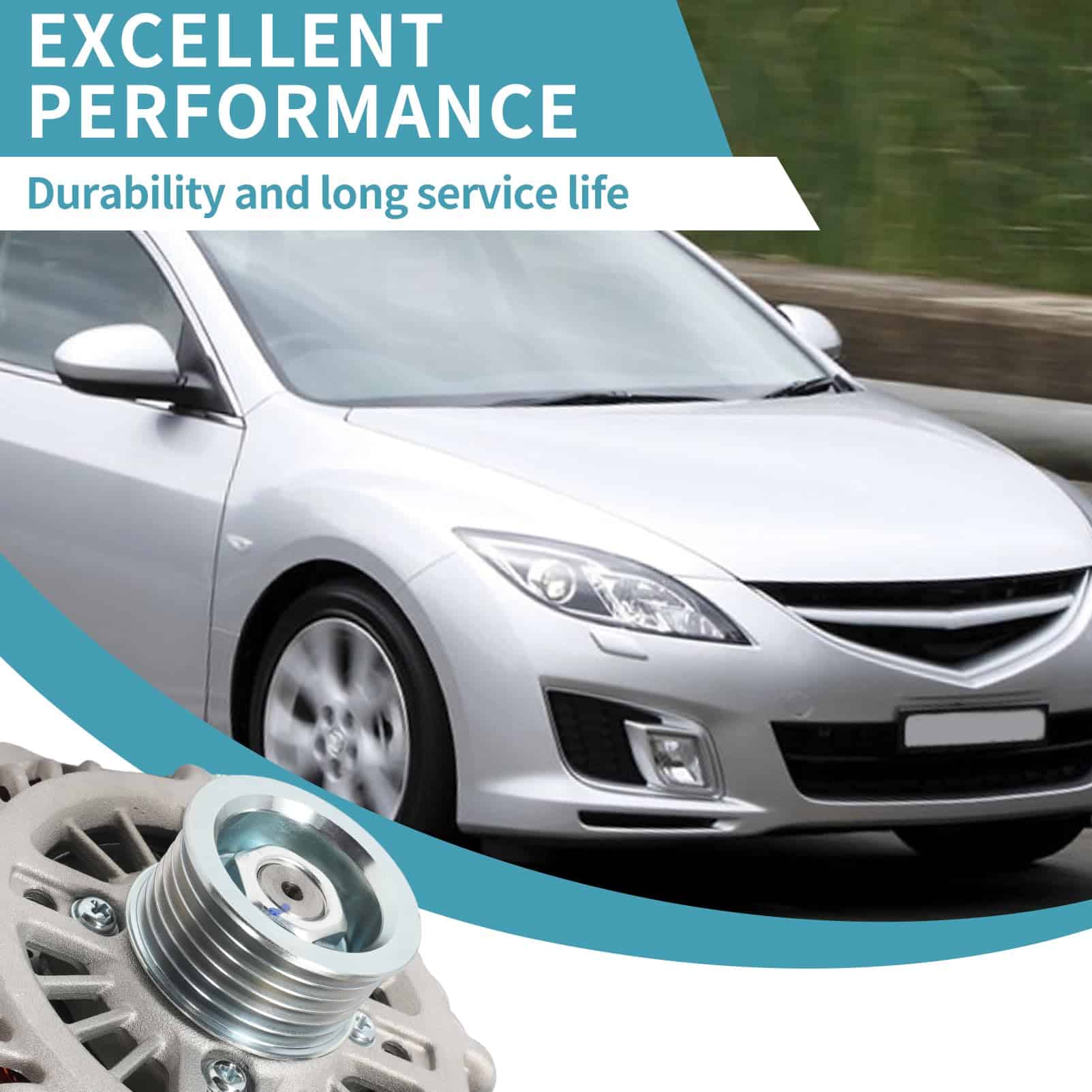 Alternador Compatible con Mazda 2009-2013 6 V6 3.7L, - Imagen 6