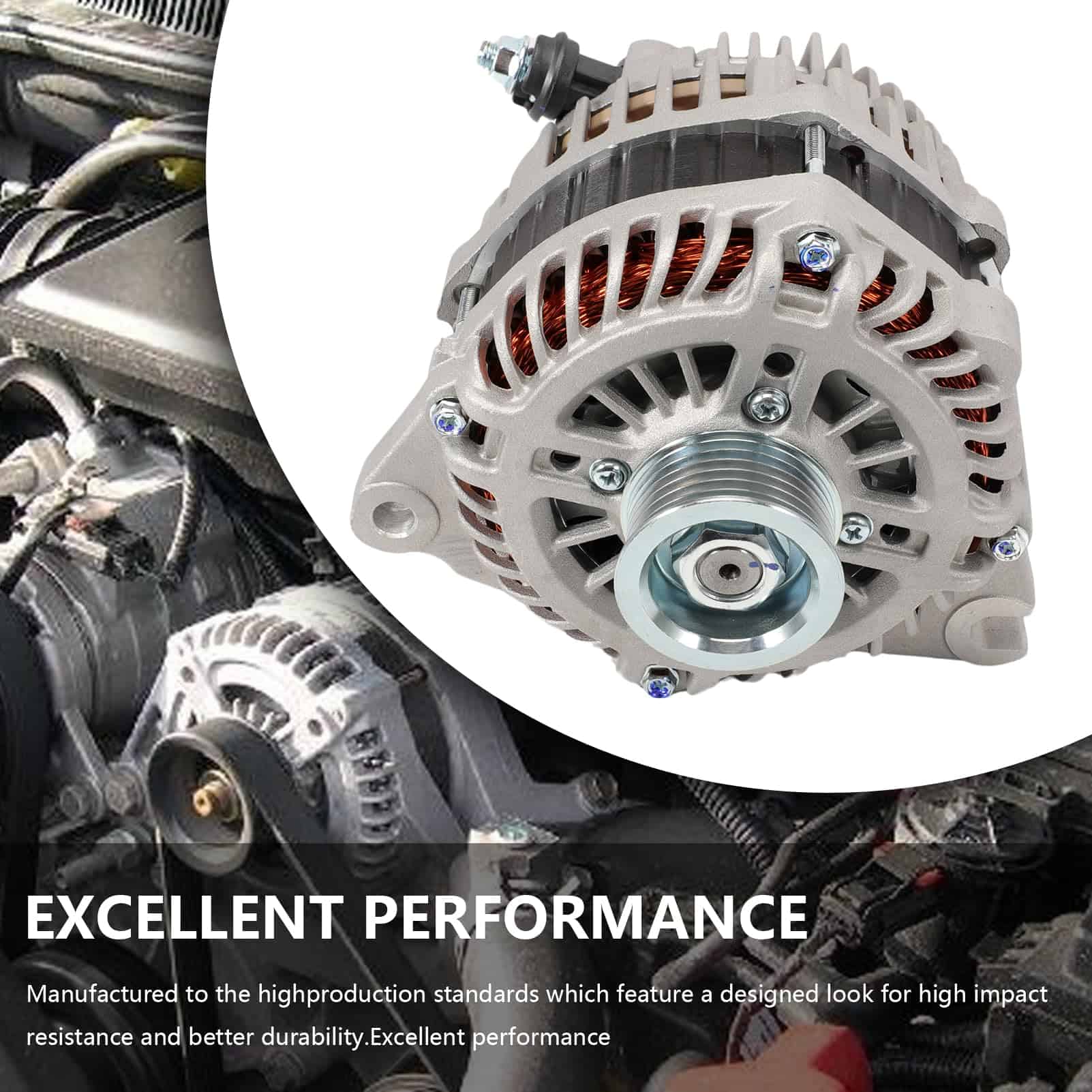 Alternador Compatible con Mazda 2009-2013 6 V6 3.7L, - Imagen 7