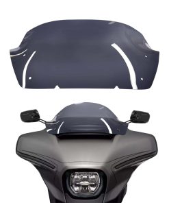 Parabrisas Wave de 10" ahumado compatible con Harley