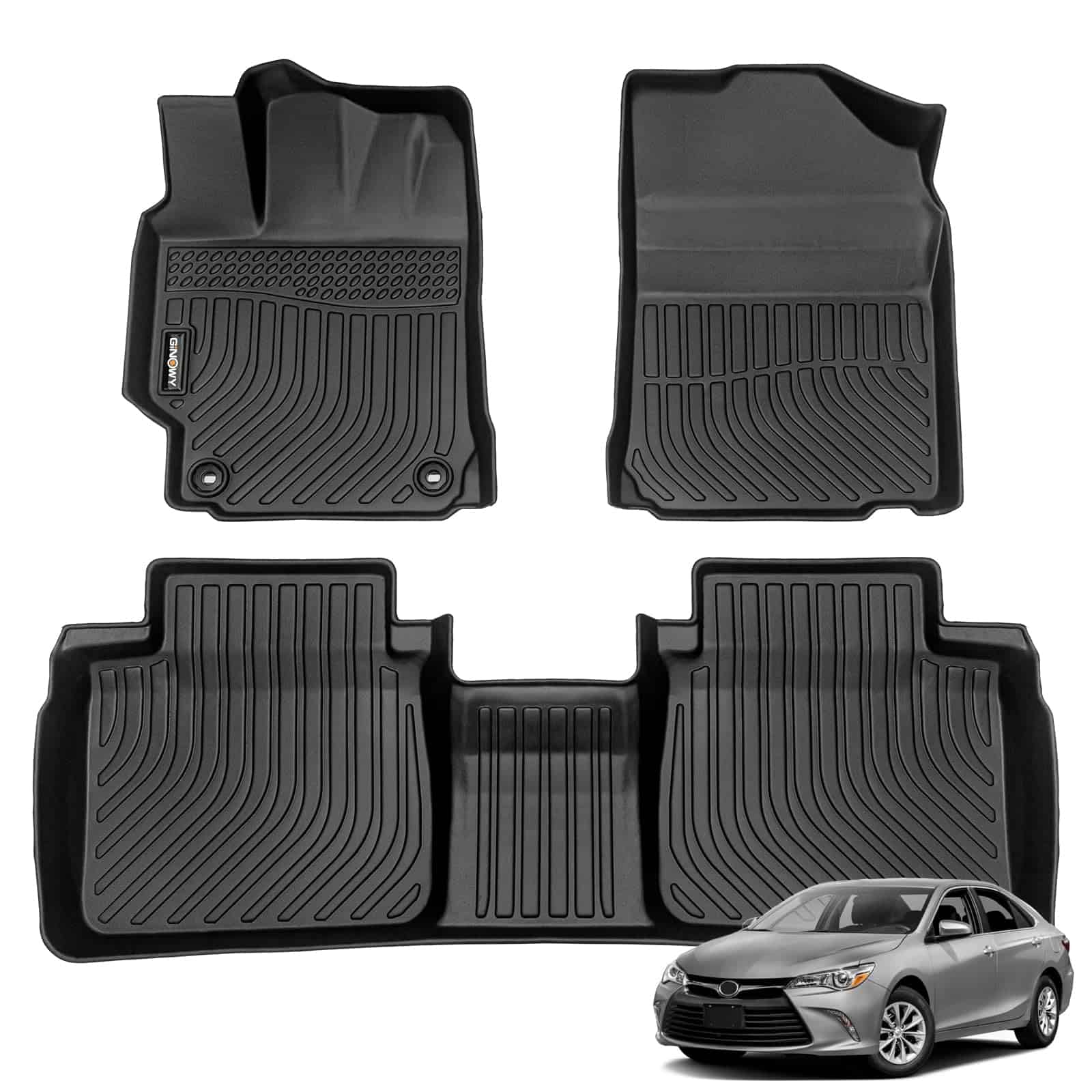 Tapetes para piso GINOWY para Toyota Camry 2012-2017 (Todos