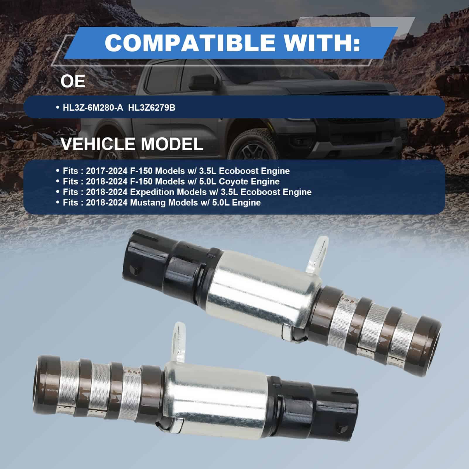 Conjunto de 2 Solenoides de Control de VCT de Temporización - Imagen 4