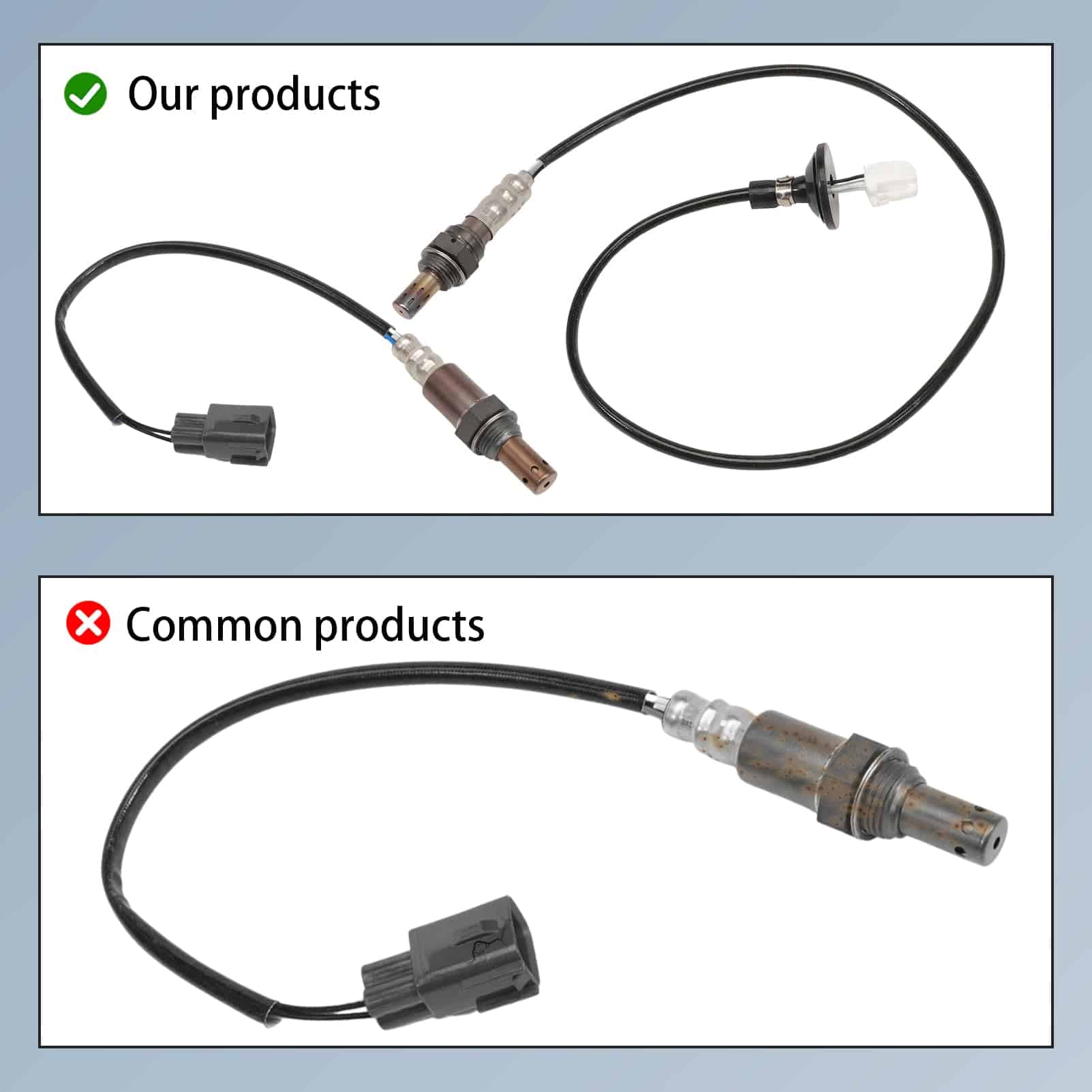 Anlseiod 2PCS Sensor de Oxígeno Compatible con Corolla 2009 - Imagen 6