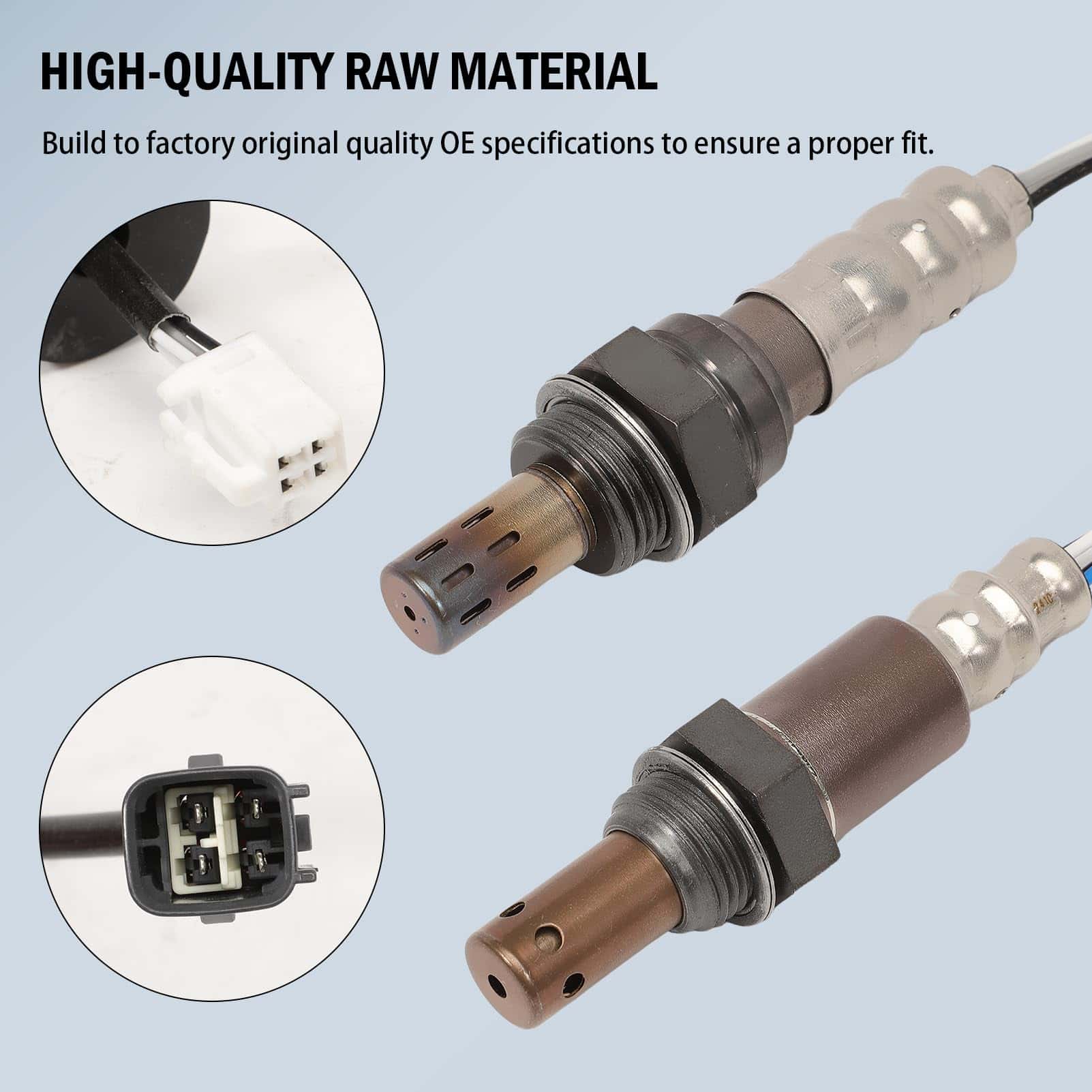 Anlseiod 2PCS Sensor de Oxígeno Compatible con Corolla 2009 - Imagen 4