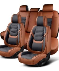 Cubiertas de asiento de cuero TIEHESYT para automóviles con