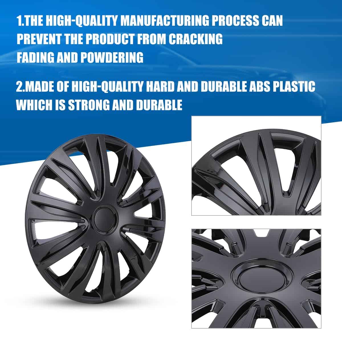 Tapacubos CAROXX 17'', Cubierta de Irim de Rueda Universal - Imagen 3