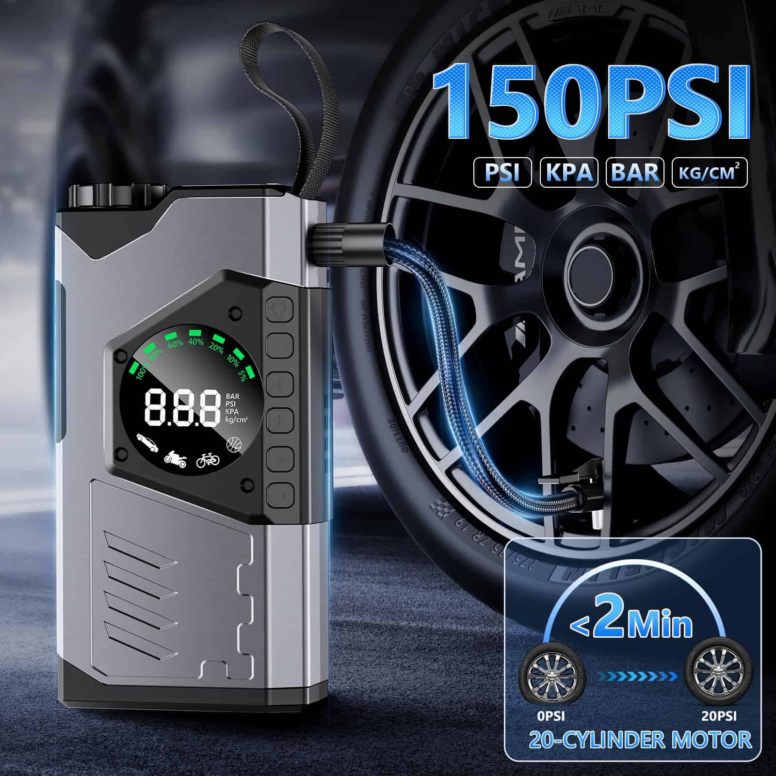 Arrancador de Batería Portátil Zcyge 3000A, Arrancador de - Imagen 4