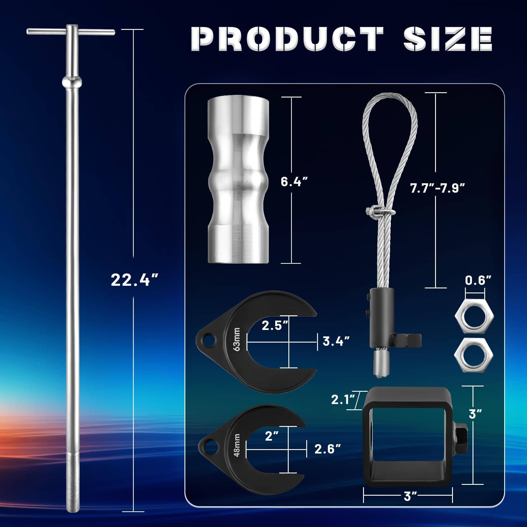 Set de Herramientas de Extracción de Ejes CV de 10 Piezas - Imagen 5