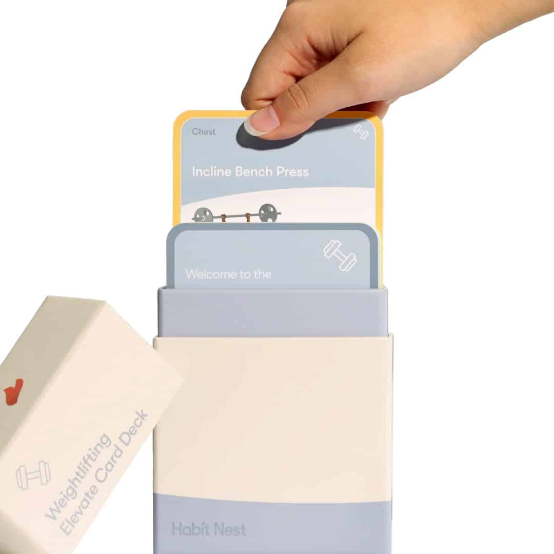 Tarjetas de Ejercicios de Levantamiento de Pesas: Baraja de - Imagen 8