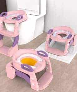 Asiento de Baño 3-en-1 para Entrenamiento de Bebés con