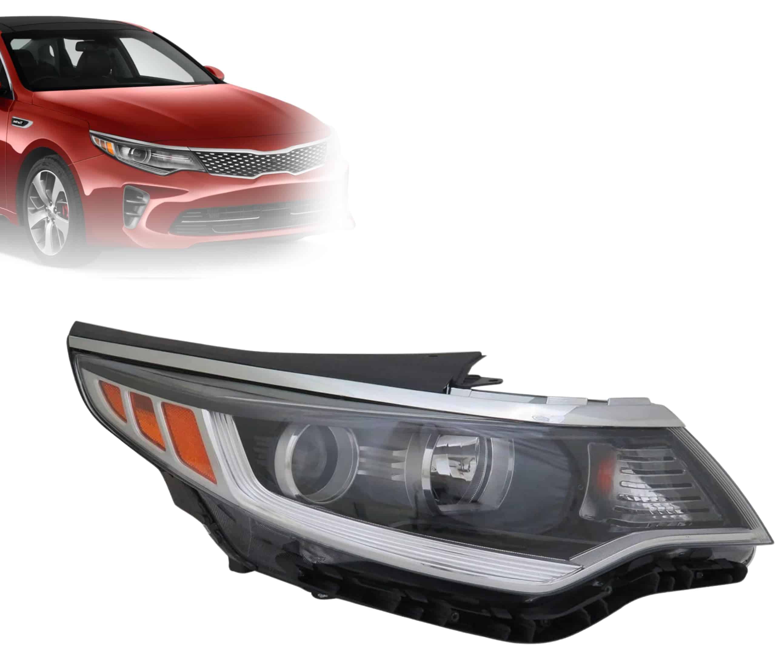 Faros delanteros ALLIGATOR AUTO LIGHTS compatibles con Kia