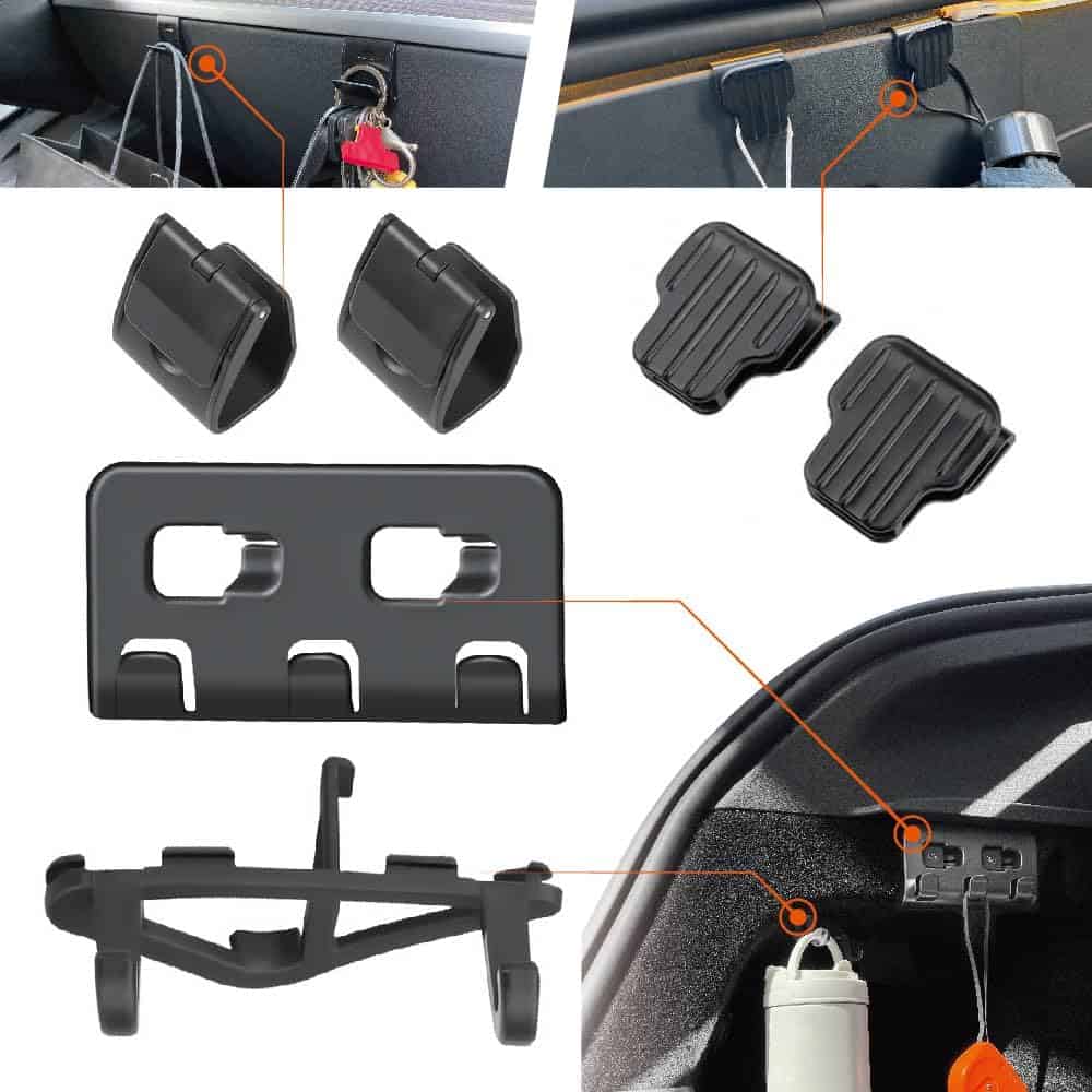 Juego de 6 Ganchos Organizadores Shadow para Bolsas de la