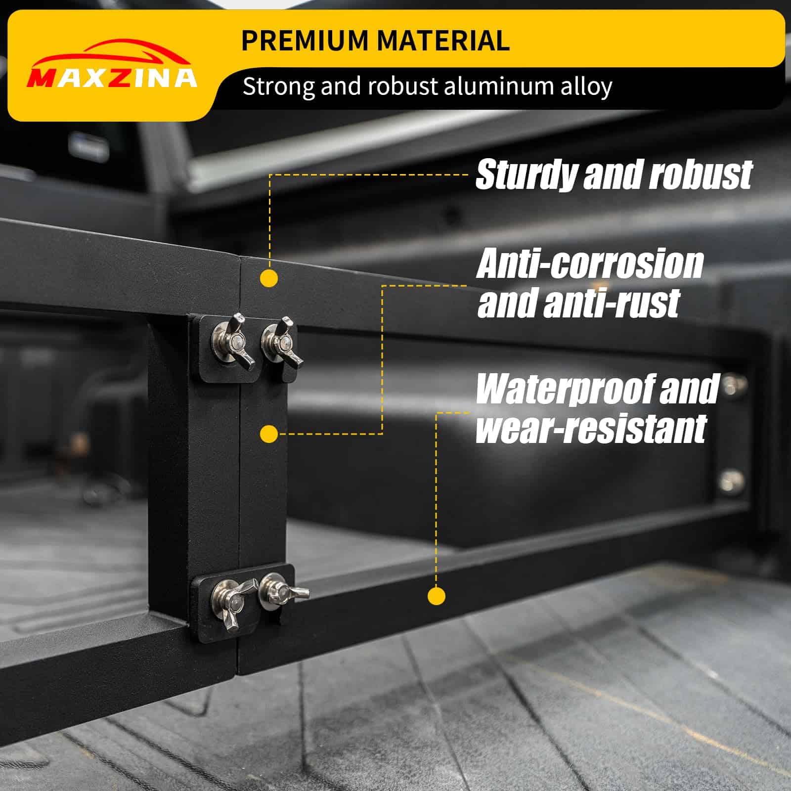 Divisor de cama de camión Maxzina compatible con Ford - Imagen 4