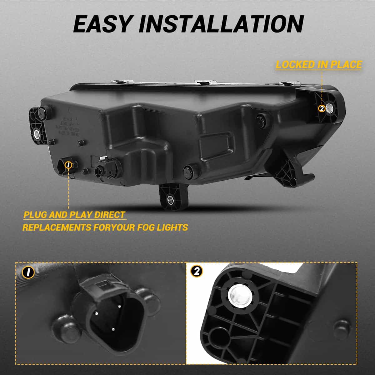 Faro antiniebla Hpdmauto para camión Peterbilt 579 2023+ - Imagen 7