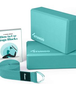 Paquete de 2 Bloques de Yoga STUHOO y Correa de Yoga