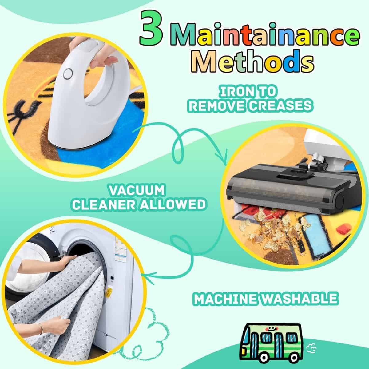 Tapete de Juego de Sitio de Construcción para Niños, 5x7 - Imagen 7