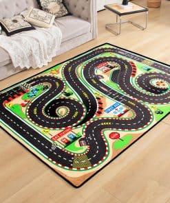 Tapete para Niños, Tapete de Pista de Carreras, -Race Track