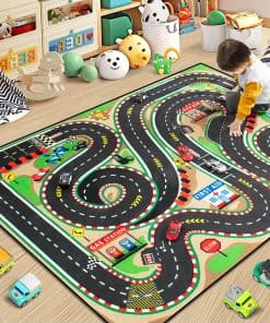 Tapete para Niños, Tapete de Pista de Carreras, -Race Track