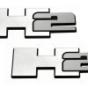 2pcs Nuevo Emblema 3D de Escotilla Trasera H2  Reemplazo de