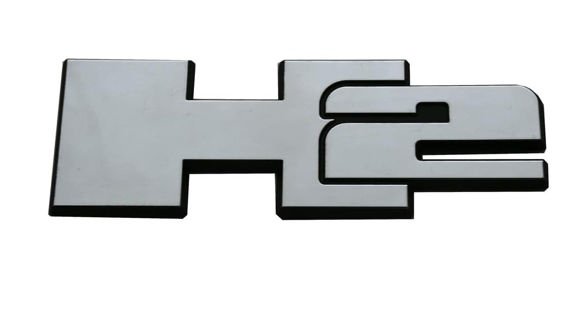 2pcs Nuevos Emblemas de Insignia 3D de Puerta Trasera H2 - Imagen 6