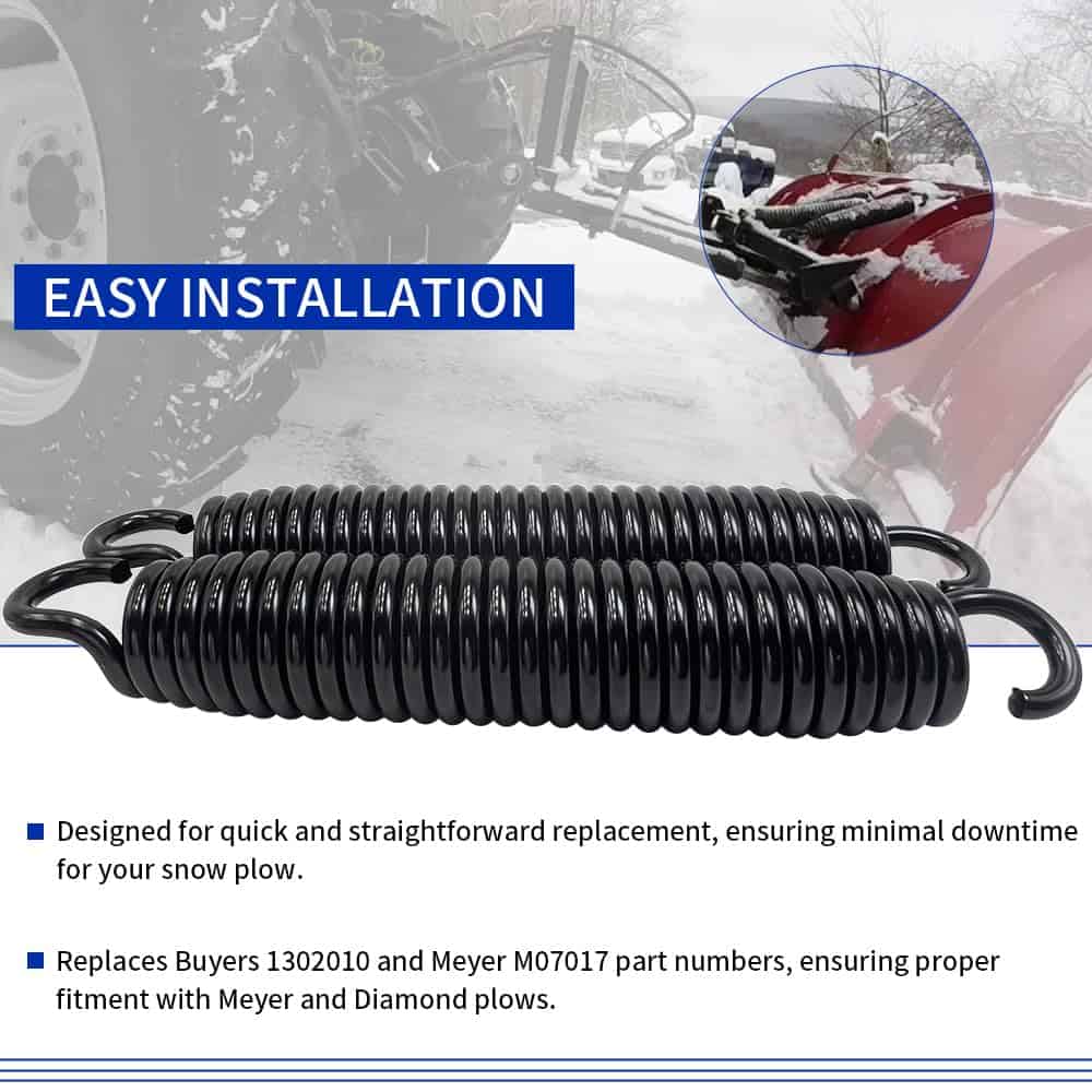 Conjunto de 2 resortes sin bulones de viaje para Meyer - Imagen 5