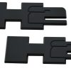 2pcs Nueva Placa de Nombre de Puerta Trasera H2 Emblemas 3D
