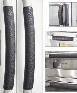 Cubiertas para manijas de refrigerador, -Negro