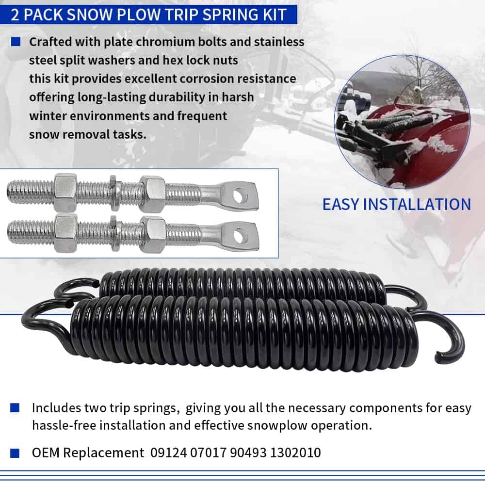 Juego de 2 Resortes de Tripulación para Arado de Nieve - Imagen 5