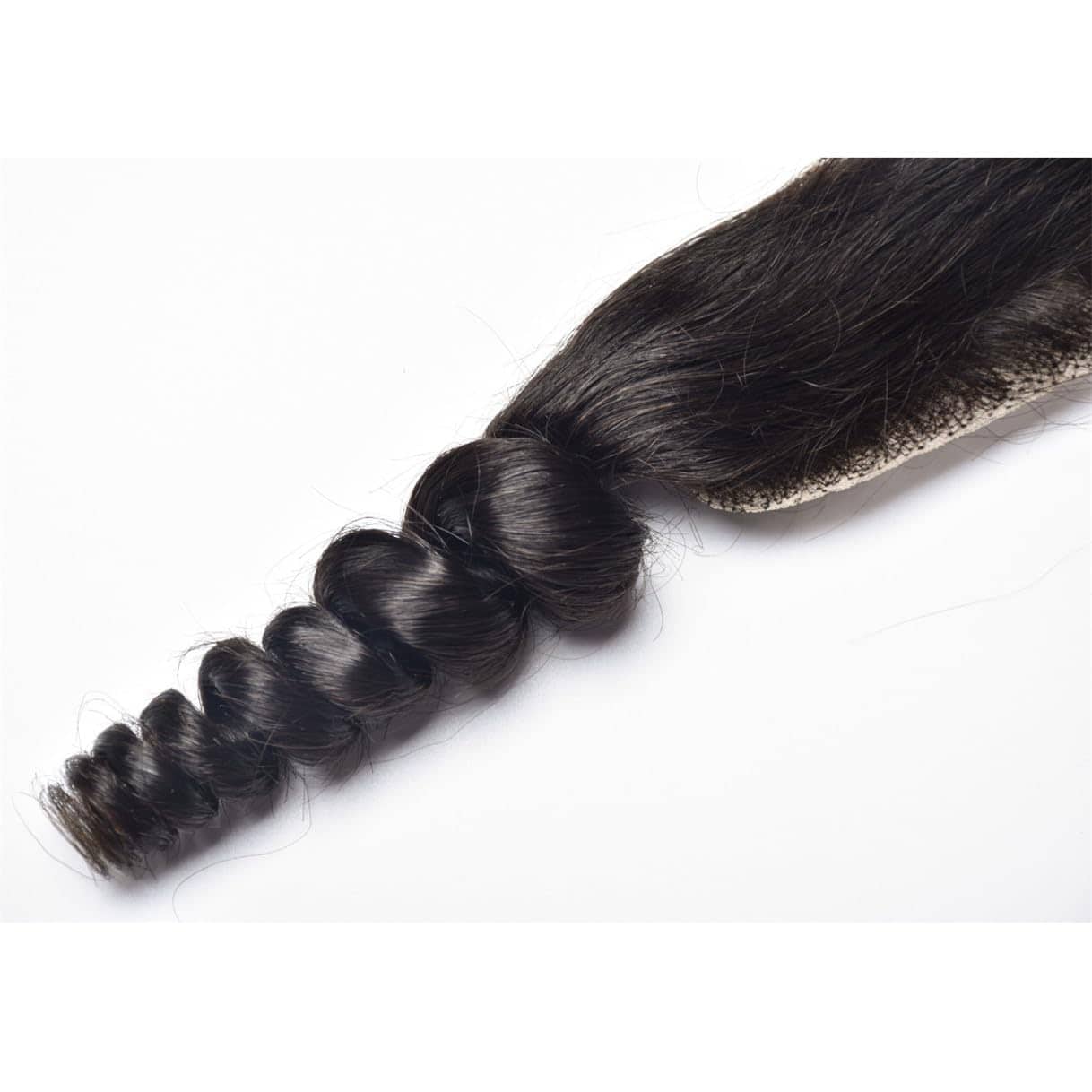 Cierre de Encaje Suelto Onda Brasileña 2x6 Cabello Virgen - Imagen 10
