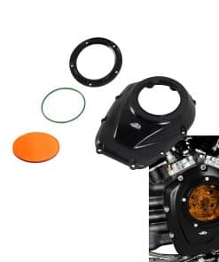 Cubierta de leva visible de aluminio negro POWER JAMES para