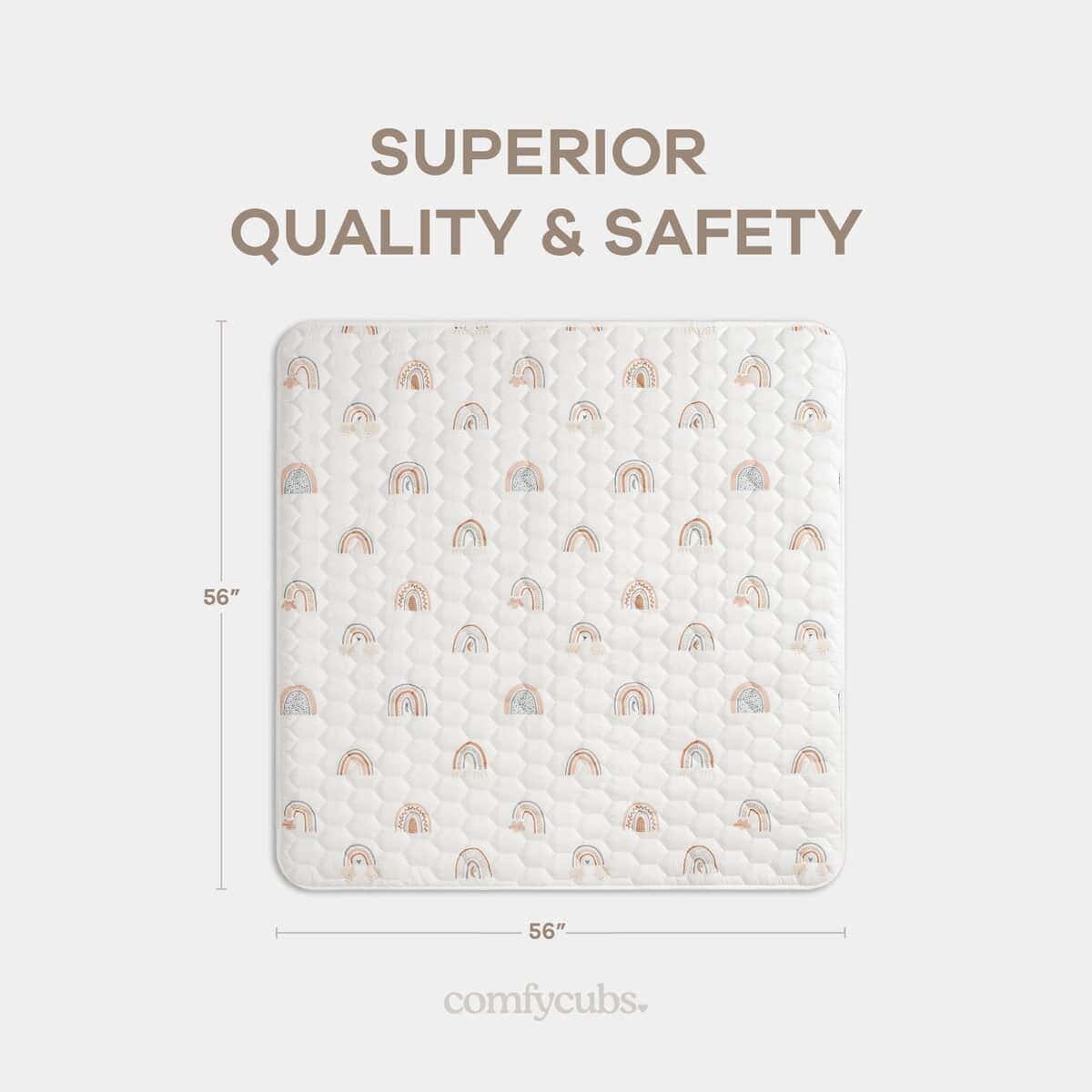 Tapete de Juego Cuadrado para Niños Comfy Cubs - 56 x 56 - Imagen 7