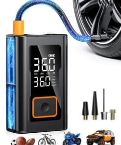 Inflador de neumáticos, compresor de aire portátil, 150 PSI