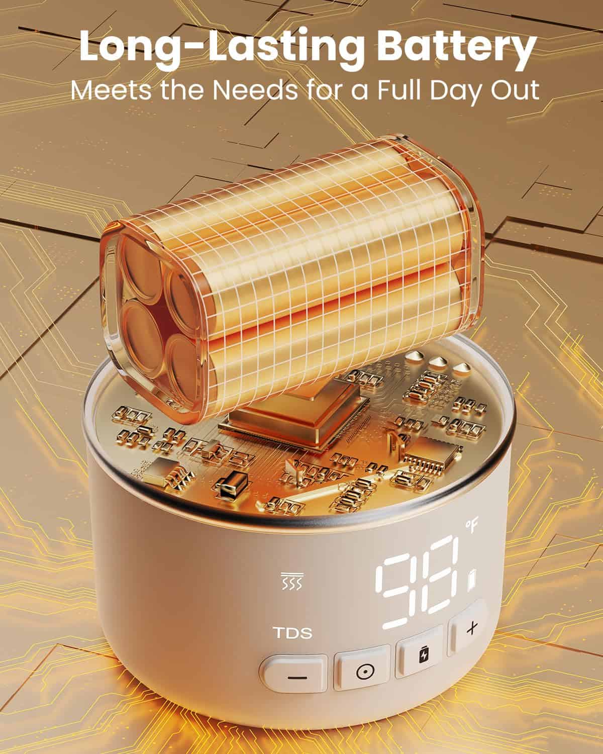 Calentador de biberón portátil para viajes, calentamiento - Imagen 6