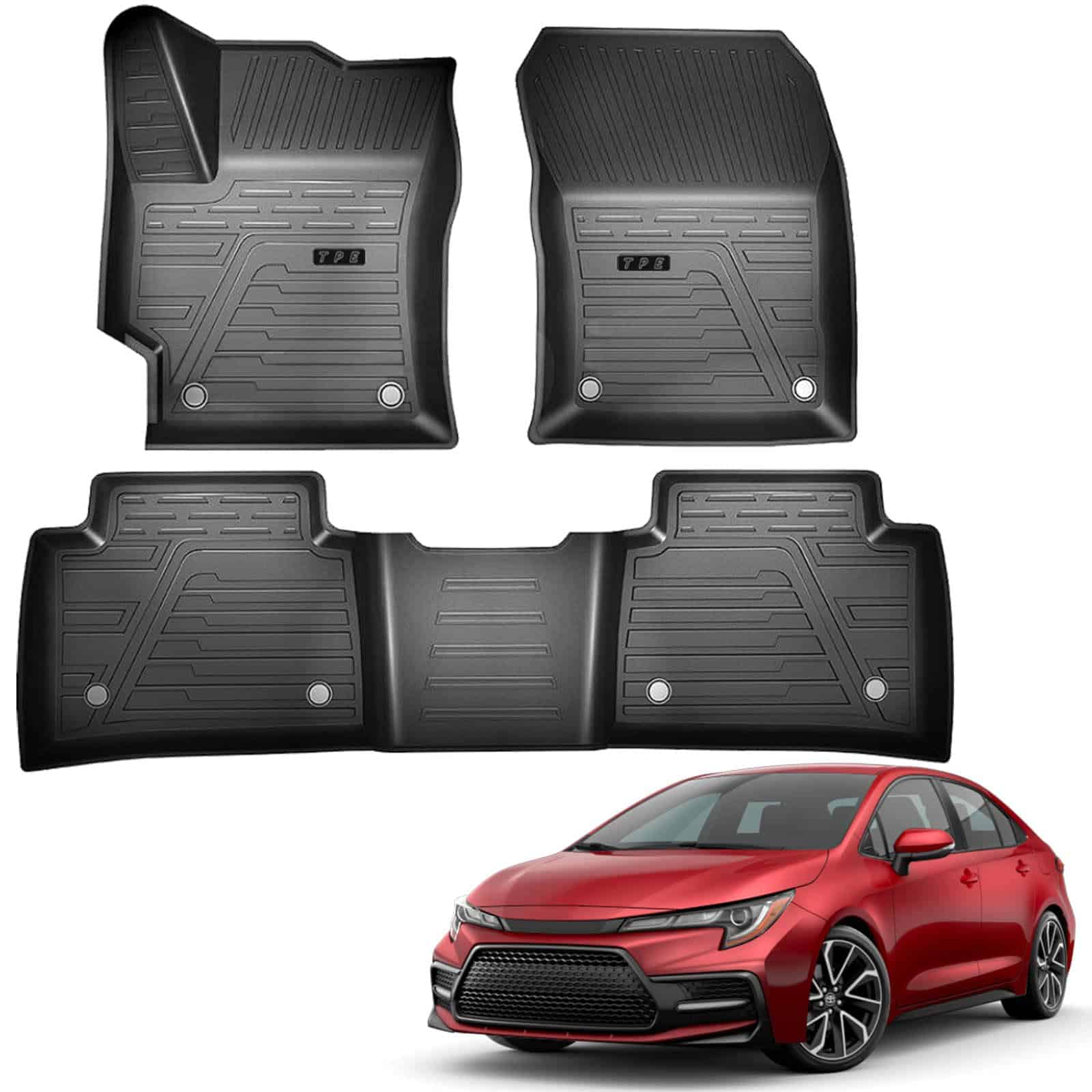 Tapetes para Pisos KEYOOG para Toyota Corolla 2020-2025