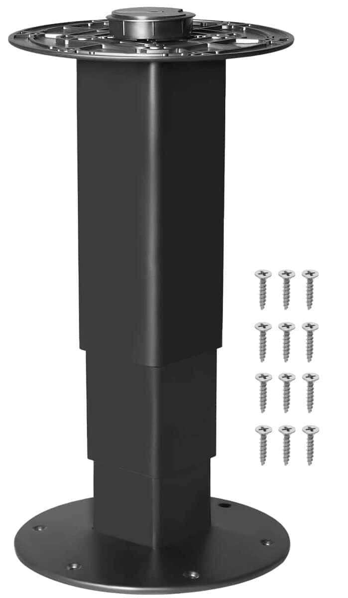 Base de Pedestal de Mesa Telescópica Resistente para RV con
