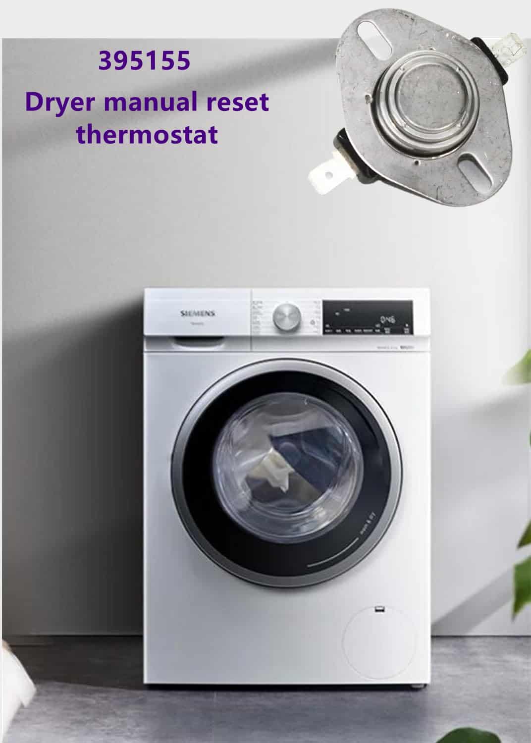 Termostato de reajuste manual para secadora 395155 - Pieza - Imagen 7